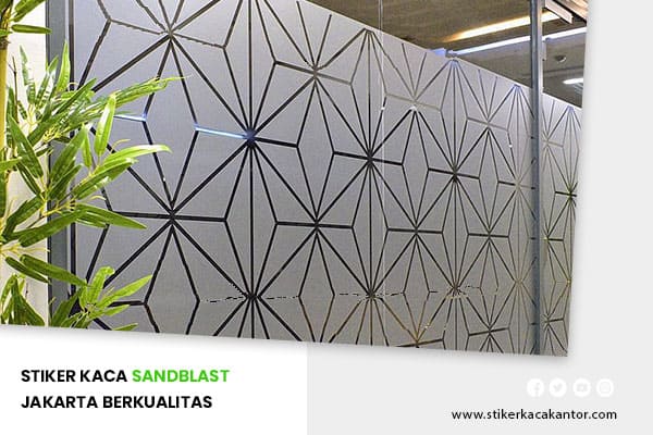 Stiker Kaca Sandblast Jakarta